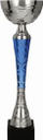 Kupë metalike Tryumf TUMAS BL 9218A, 46.5cm, diametër 16cm, argjendtë blu