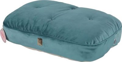 Shtrat për mace Zolux Chambord Cushion, 50 x 35 x 15 cm, kadife, blu si deti
