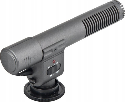 Mikrofon për kamera JJC Mic-1, electret condenser, kardioid, i zi