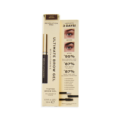 Xhel për vetulla Revolution PRO Ultimate, Medium Brown, 5.8 ml