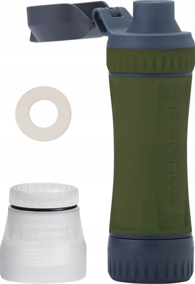 Filtër uji Platypus QuickDraw 13852, ultra i lehtë, për hiking, jeshil