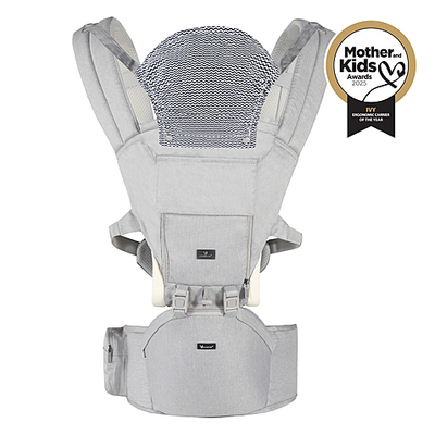 Kangur për bebe Cangaroo IVY, 3.6kg+, e hirtë