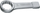 Çelës unazë goditës Gedore Ring Slogging Spanner, 34 mm, çelik chrome vanadium