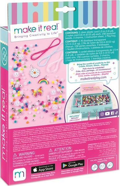 Set kreativ byzylykësh Rainbow Treasure, der i në 5 byzylykë shumëngjyrësh