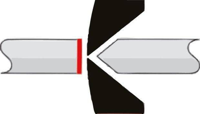 Dorezë prerëse anësore plastike Knipex 72 01 160, për plastikë, e kuqe