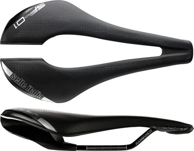 Shalë biçiklete Selle Italia SP-01 Boost TM Superflow, për në rrugë, e zezë