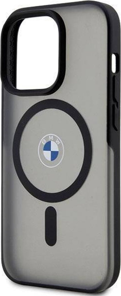 Këllëf telefoni BMW BMHMP14XDSLK për iPhone 14 Pro Max, hardcase MagSafe, i zi