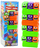 Loja kulla me blloqe Skill Game Tower, 24 blloqe, plastike, shumëngjyrëshe