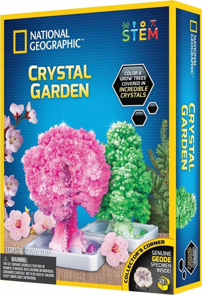 Set eksperimental National Geographic Crystal Garden, rritje kristalesh për kalamaj 8+, shumëngjyrësh