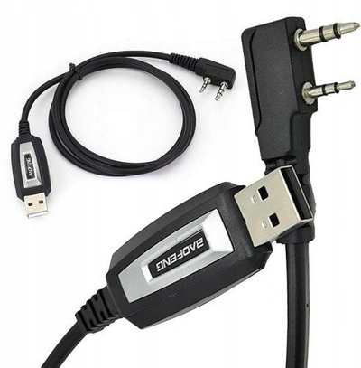 Kabllo programimi USB Quansheng UV-5R UV-K5, për radio, e zezë