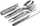 Set enësh kampingu Meteor 3n1 54562, çelik inoks, me hapëse, ngjyrë argjendtë