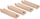 Set shina druri Brio Medium Straight Tracks, për trena, 4 copë