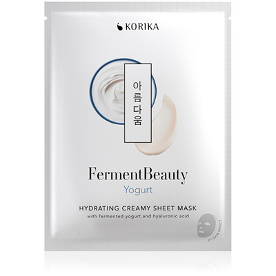 Set Maska për fytyrë KORIKA Hydrating Sheet Masks, FermentBeauty Yogurt, 1 x 23 g + Superfruits Pomegranate, 1 x 25 g + Korean Heritage, 1 x 25 g