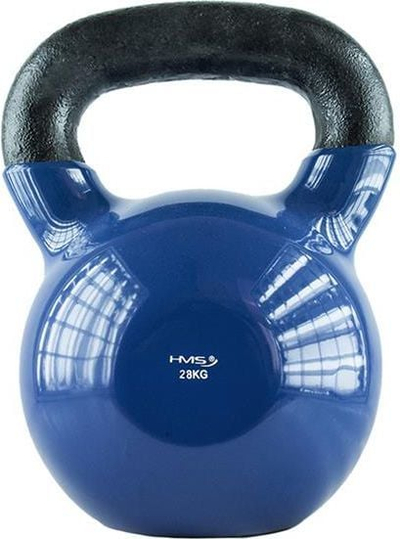 Kettlebell gize HMS KNV28, 28kg, vinil, blu