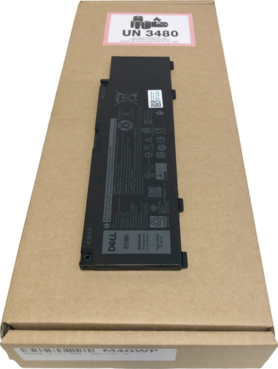 Батерија за лаптоп Origin Storage Dell, 3 ќелии, 51Wh, црна