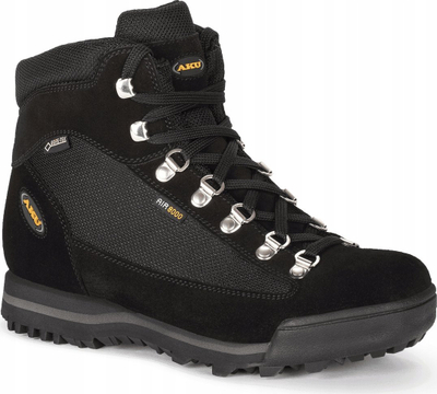 Çizme trekking Aku Ultralight Micro GTW 365.10, GORE TEX, taban antirrëshqitës, të zeza