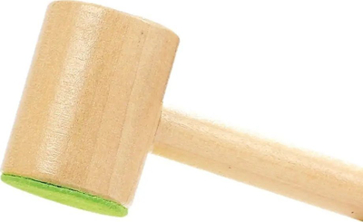 Lodër druri didaktike Hammering Turtle, me çekan, shumëngjyrëshe