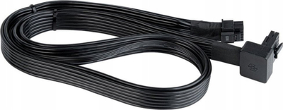 Kabllo SilverStone PP14-90 12VHPWR, 12+4 pin nga furnizimi në 12+4 pin te karta grafike 90°, i zi
