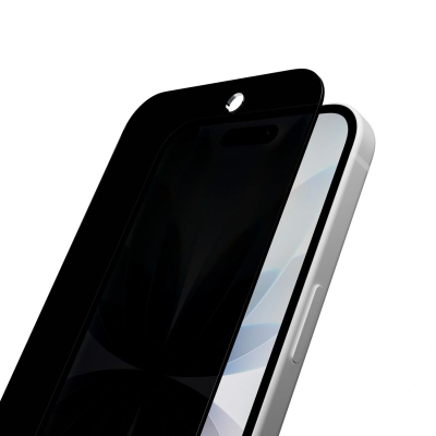 Xham mbrojtës Puro Display Glass, Privacy 9H, për iPhone 17 17 Pro 16, i tejdukshëm