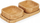Set servirjeje Kinvara, 3 pjesë, bambu, kafe