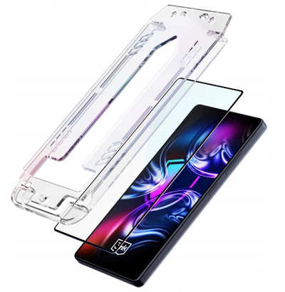 Mbështjellës xhami 3MK HardGlass Max me aplikues, për Google Pixel 10 10 Pro Realme 10 Pro Plus, i tejdukshëm