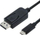 Kabllo adaptuse Value 11.99.5846, USB Type-C me DisplayPort, 2m, 4K, e zezë
