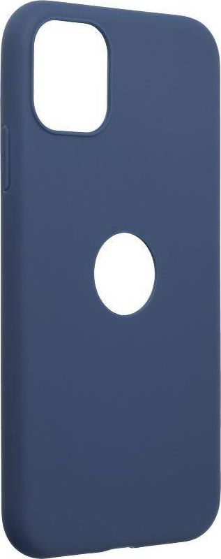 Këllëf telefoni Forcell Soft për iPhone 11, silikon, blu e errët navy