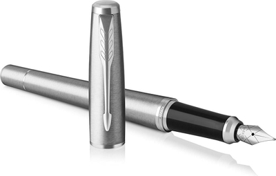 Сталограф Parker Urban Core Steel CT, перо M, металик сребрена