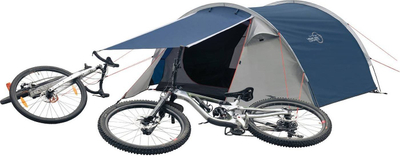 Çadër kampingu Easy Camp Vega 300 Compact, tip tuneli, për 3 veta, jeshile