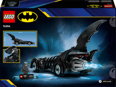 Maket veture Batman Forever Batmobile, model koleksionues, i zi