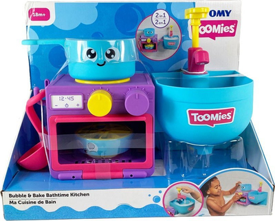 Set loje për banjo Bubble &amp; Bake, lavaman edhe furrë lodër, me flluska