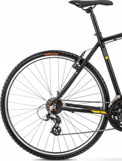 Biçikletë cross Romet Orkan M, 28", kornizë 19", grafit me të kuqe