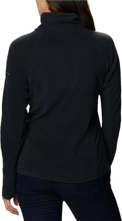 Bluzë polar Columbia Glacial IV Half Zip W, poliestër, xhep me zinxhir, e zezë