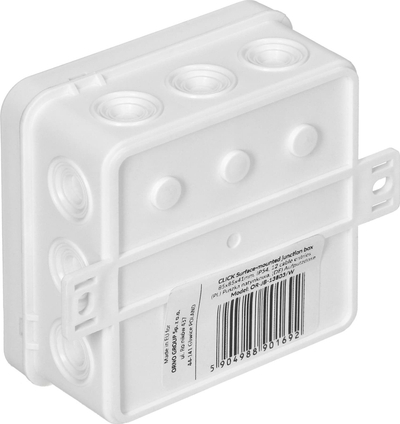 Kuti hermetike ORNO OR-JB-13803/W, 85x85x41mm, IP54, e bardhë