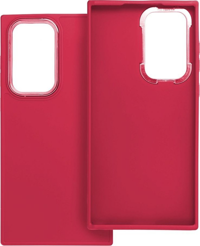 Maskë mbrojtse për telefon Frame Case Samsung Galaxy S22 Ultra, TPU, me cepa të forcuar, e zezë