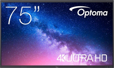 Интерактивна табла Optoma 5753RK, 75\", 4K UHD, со допир