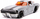 Makina lodër Jada Lopro 1963 Chevy Corvette Sting Ray, die-cast, për koleksionistë, argjendtë