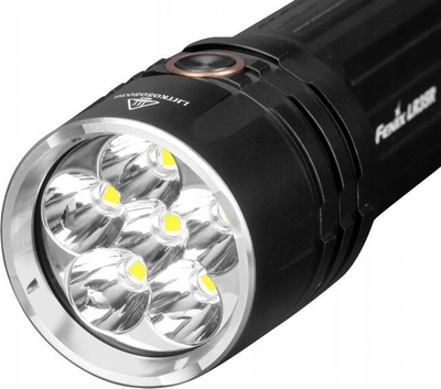Dritë dore Fenix LR35R, 10000 lumene, e rikarikueshme, e zezë