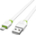 Kabëll karikimi MicroUSB LDNIO LS34, 1m, 2.4A, i bardhë