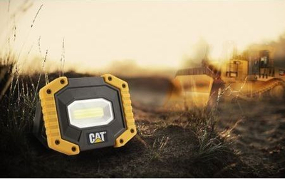 Fener pune LED CAT CT3545, 500 lumen, me bateri të rikarikueshme, verdhë e zi