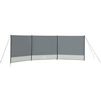 Параван за кампување Easy Camp Windscreen, лесен, отпорен на ветер, сив