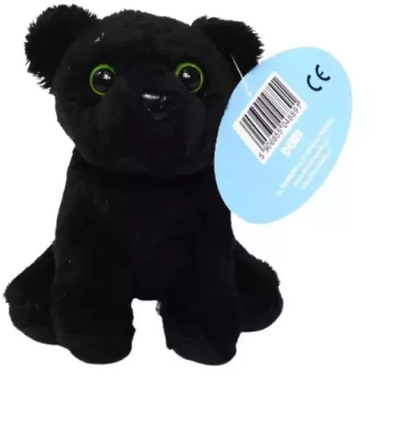 Lodër pelushi Dubi Black Panther, 14cm, e zezë