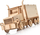 Puzzle druri 3D Nice-idea Truck, model kamioni, montim me dorë, ngjyrë druri natyrale