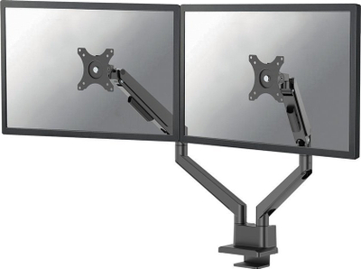 Krah monitori Neomounts DS70-250BL2, për 2 monitorë 17-32", me piston gazi, i zi
