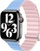 Rrip ore Beline Magnetic Pro për Apple Watch 42/44/45/49mm, me magnet, eco leather dhe silikon, rozë