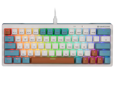 Tastierë mekanike Gaming Tracer GAMEZONE EVO3, USB, RGB, e bardhë