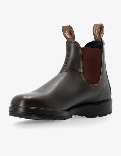 Çizme Chelsea Blundstone 500 uniseks, lëkurë, madhësia UK 13, kafe e errët