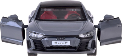 Makina lodër Rs e-tron GT Coupe, model metalik diecast, me drita edhe zë, shkallë 1:36, gri