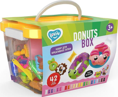 Set kreativ plasteline Creative Maksik, aksesorë forme ëmbëlsirash, shumëngjyrësh