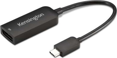 Adapter Kensington CV5000DP USB C në DisplayPort 1.4, 4K 8K, i zi